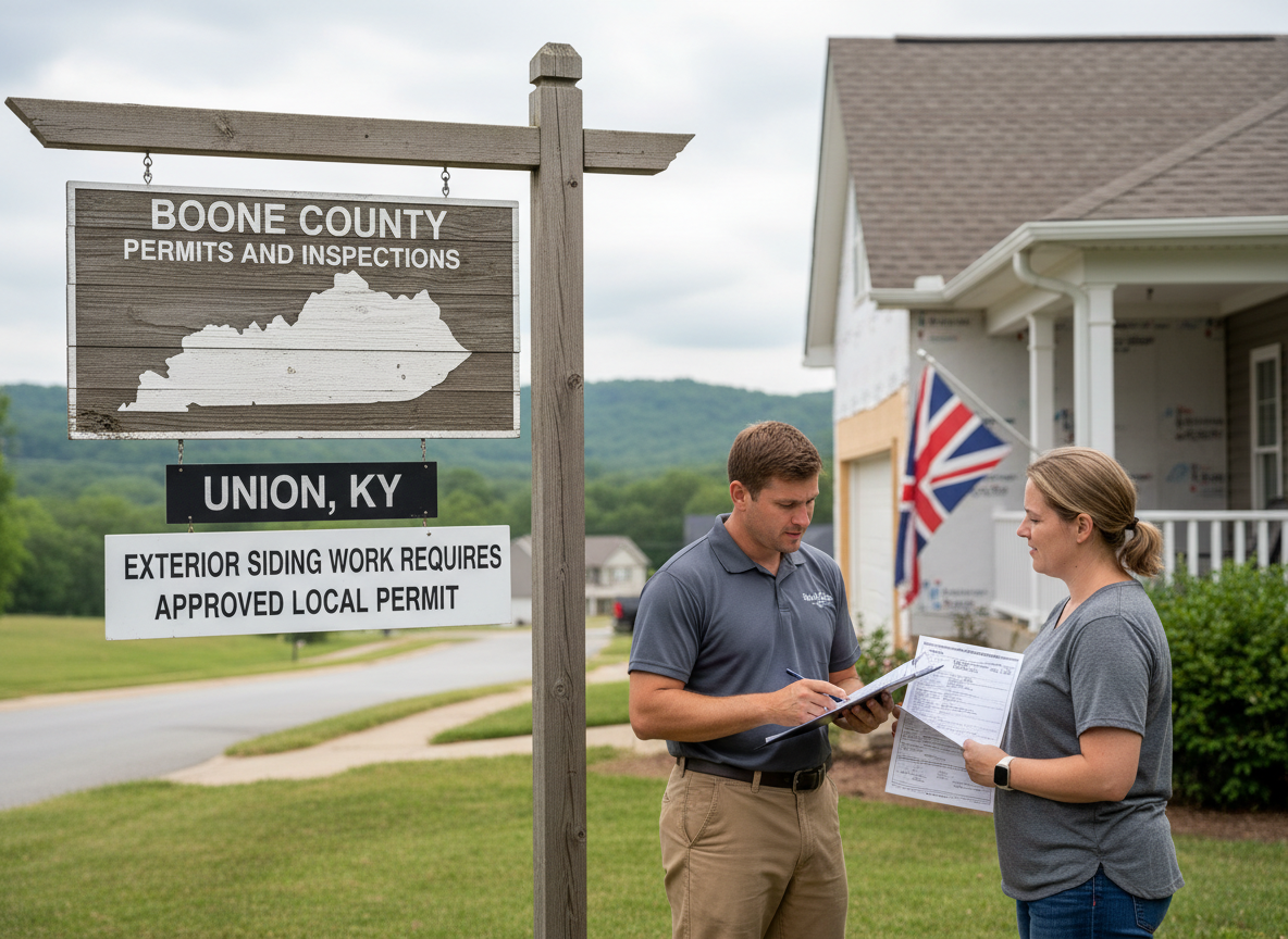 Local Permit Rules for Exterior Siding Work in Boone County