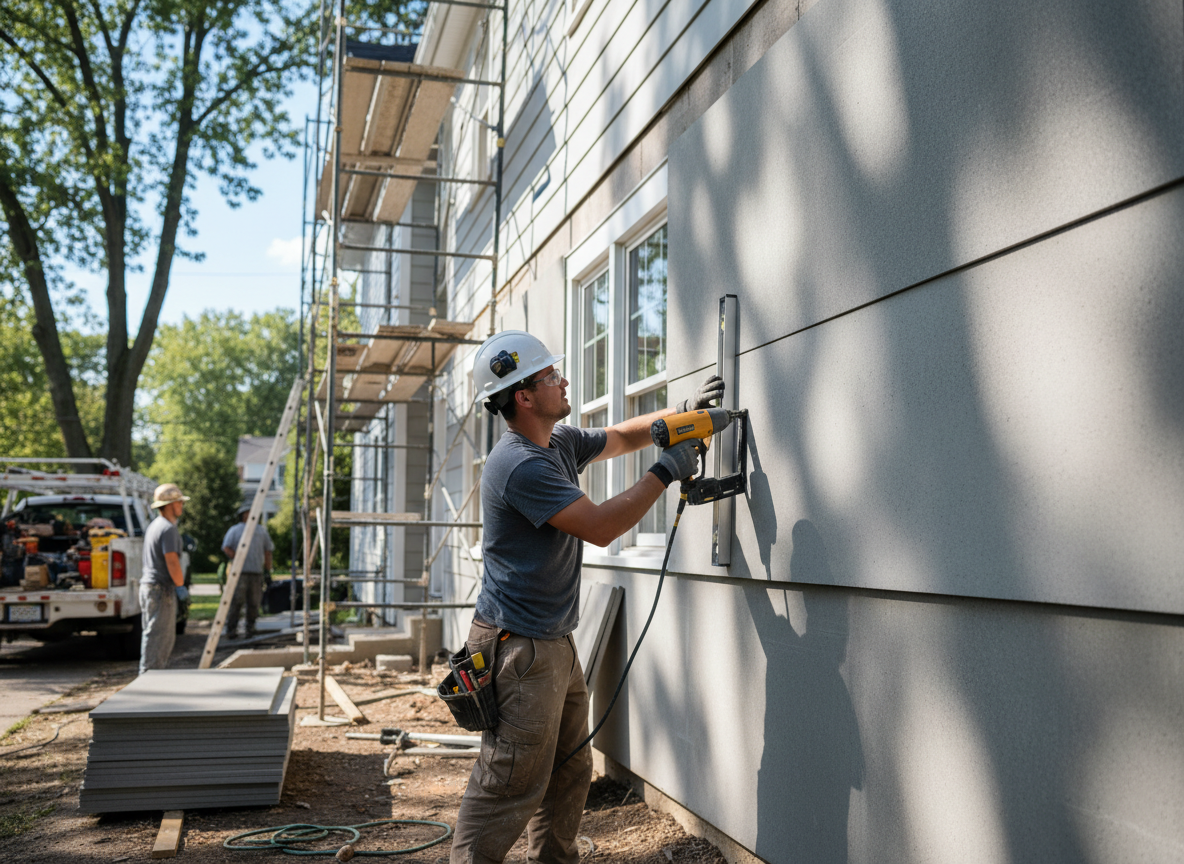 Siding contractor in Walton